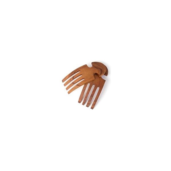 Acacia Wood - Rounded End Salad Hands