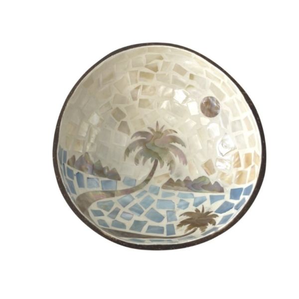 Coconut - Palm Tree MOP Bowl