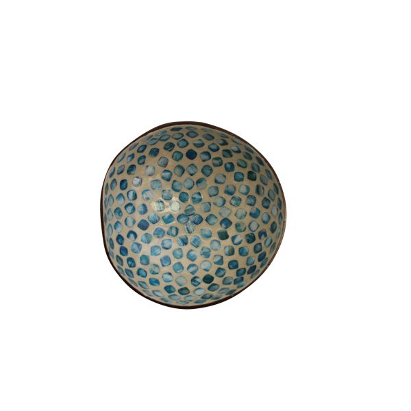 Coconut - Blue Spotted MOP Bowl
