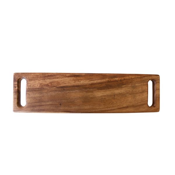 Acacia Wood - Rectangle Serving Board w Legs